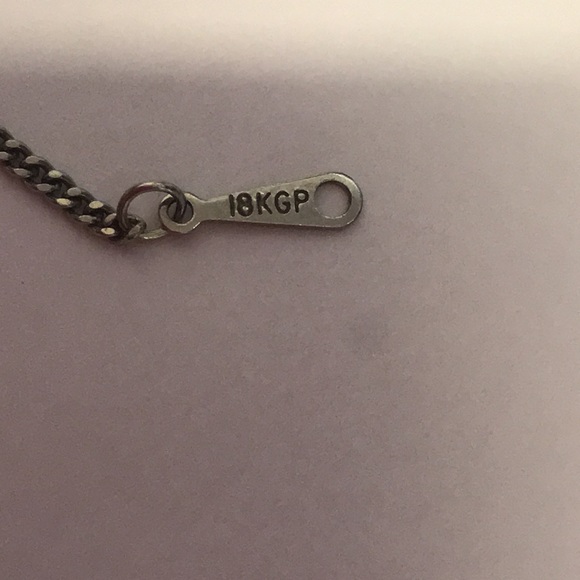 Vintage 18 KGP gold plated necklace, 18´´ - Picture 3 of 8